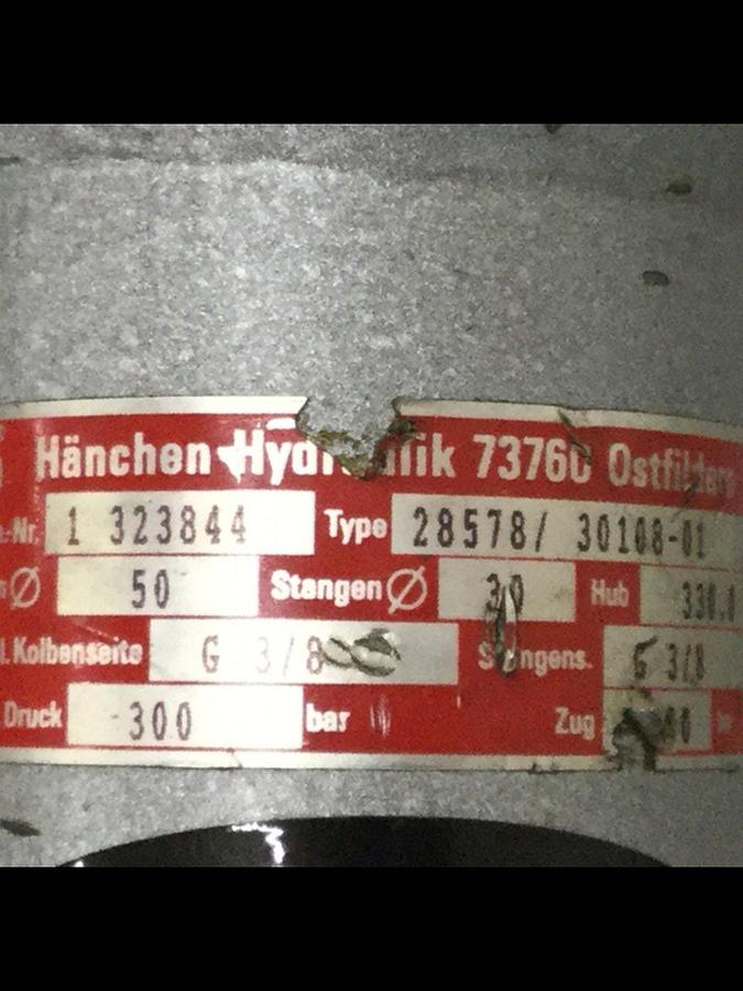 Used HANCHEN Hydraulic Cylinder 28578/30108-01 USED