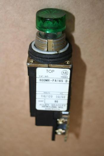 Used ALLEN BRADLEY Push Button 800MR-PA16S GREEN Used