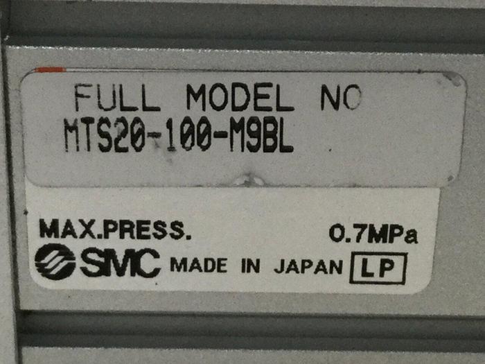 Used SMC Precision Cylinder MTS20-100-M9BL #108007