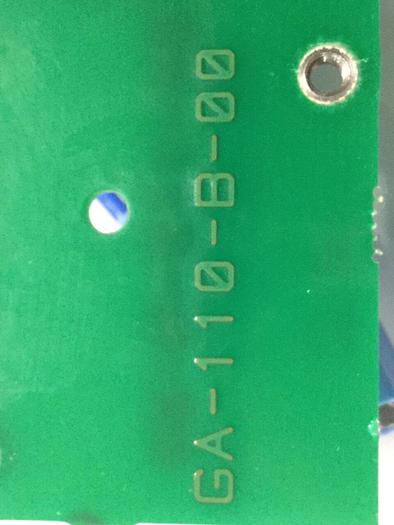 Used GAMMAFLUX Hot Runner Output Board GA-110-B-00 #106304
