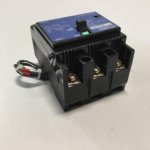 Used MITSUBISHI 15 Amp Circuit Breaker NF30-KC #93334