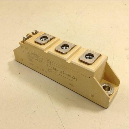 Used SEMIKRON Thyristor Module SKKT 27/12E #77722