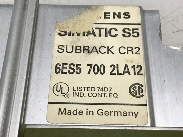Used SIEMENS Rack Simatic S5 6ES5 700-2LA12 #126074