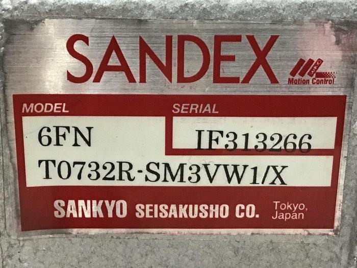 Used SANDEX Indexing Drive 6FNT0732R-SM3VW1/X #119940