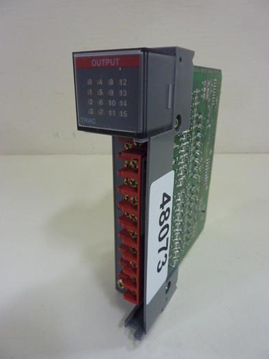 Used ALLEN BRADLEY Output Module 1746-OA16 SER D #50669