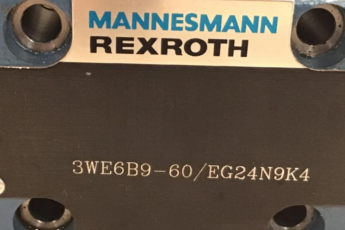 Used MANNESMANN REXROTH Hydraulic Valve 3WE6B960/EG24N9K4 USED