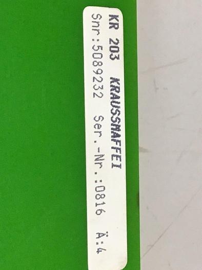 Used KRAUSS MAFFEI Amplifier Control Card KR 200 #120252