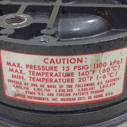 Used DWYER Magnehelic Pressure Gauge 2010 #76755