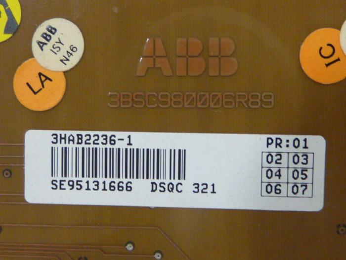 Used ABB Memory Board 3HAB2236-1 #48707