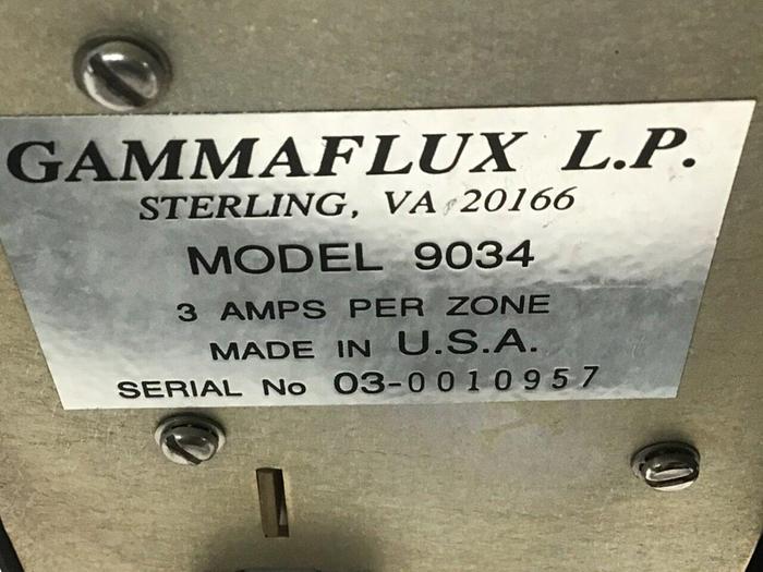 Used GAMMAFLUX Temperature Control 9034 Used