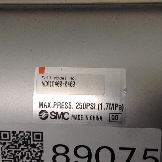 Used SMC Pneumatic Cylinder NCA1C400-0400 #89075
