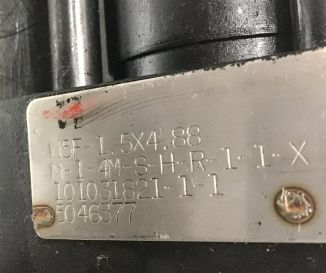 Used EATON CORPORATION Butterfly Cylinder N5F-1.5X4.88 USED