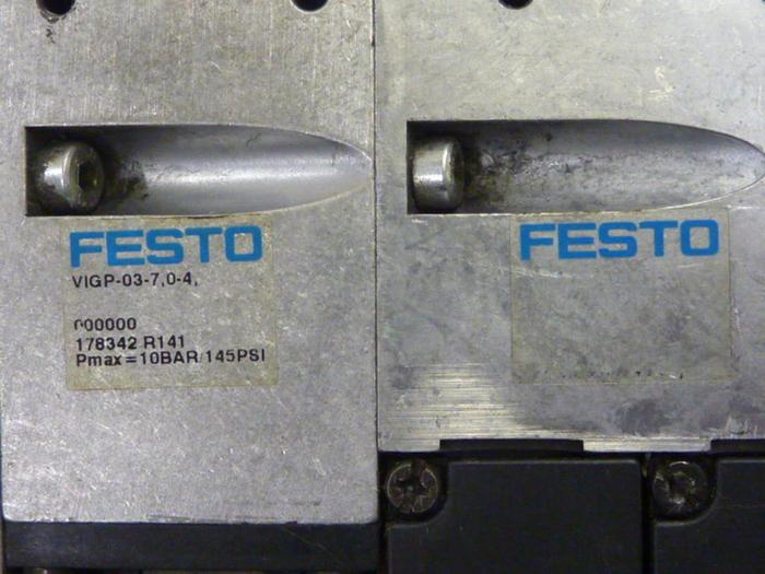 Used FESTO Control Block / Valve Terminal IFB13-03 #63896
