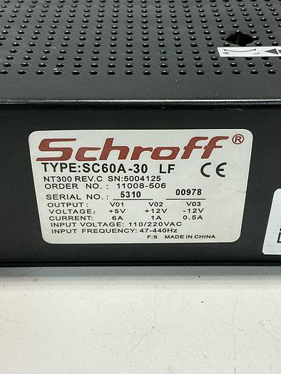 Used SCHROFF SC60A-30 LF
