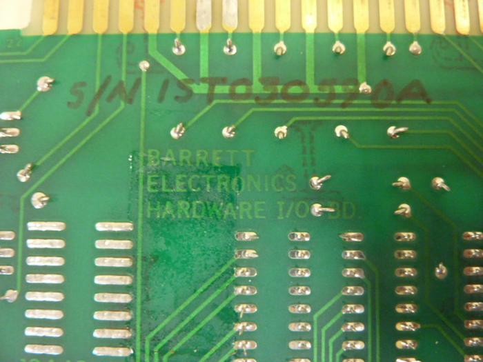 Used BARRETT ELECTRONICS I/O Board 80-13440 #51199