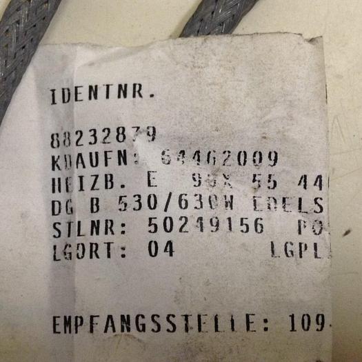 Used GENERIC 630 Watt Heater Band 88232879 #68801