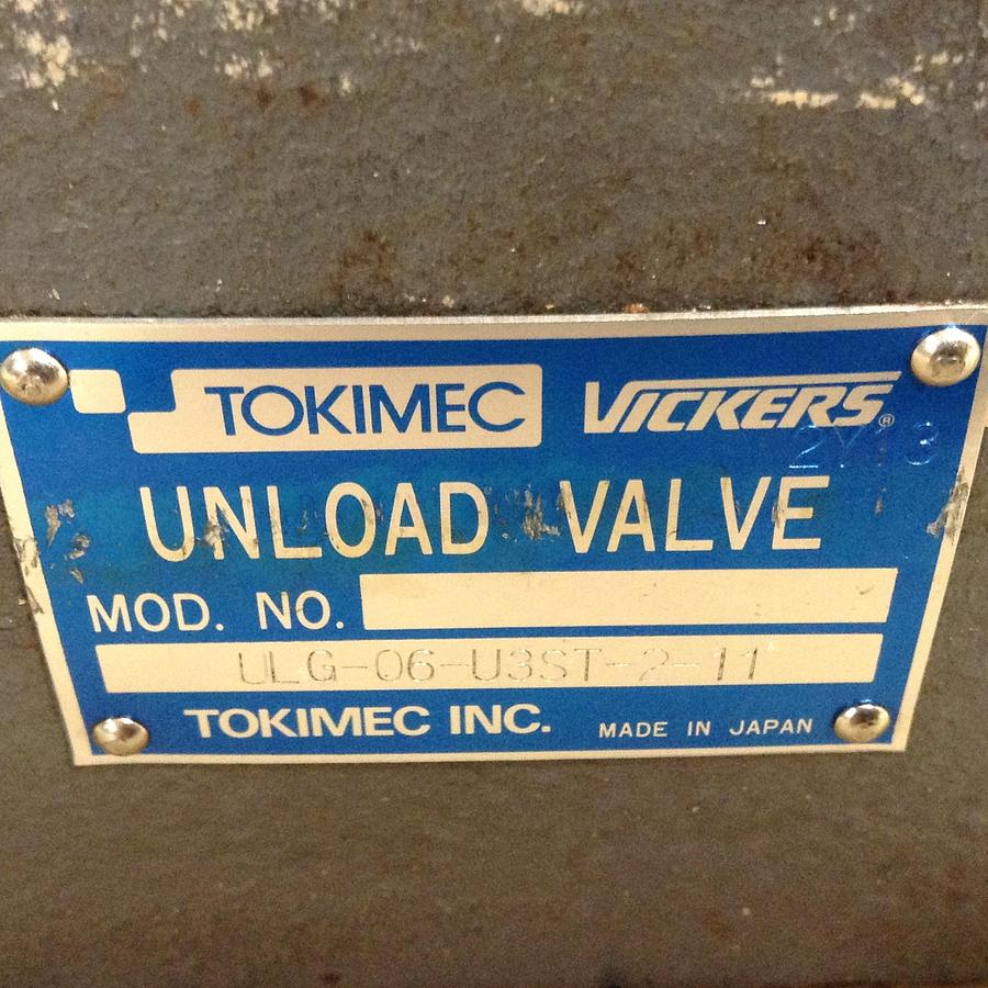 Used VICKERS Tokimec Unload Valve ULG06U3ST211 Used