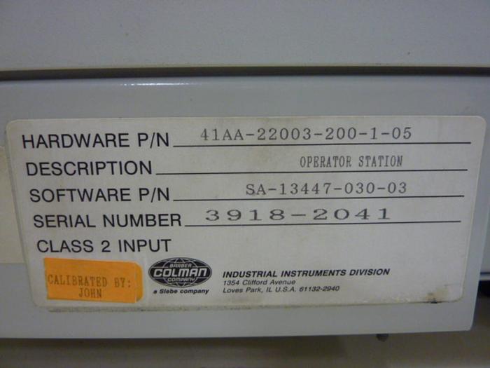 Used BARBER COLMAN Maco 4000 Operator Panel 41AA-22003-200-1-05 Used