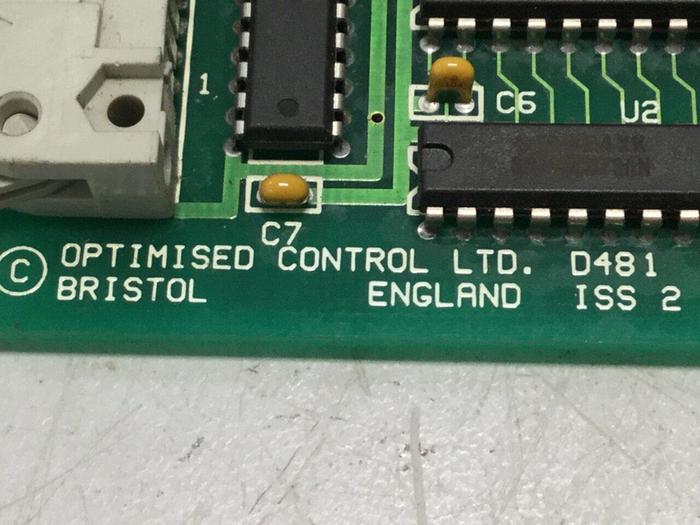 Used OPTIMISED CONTROL Circuit Board D481 Used