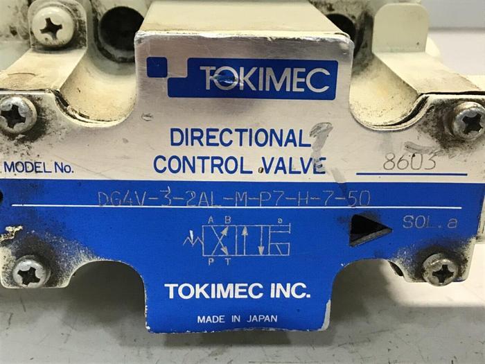 Used TOKIMEC Valve EPCG2-01-70-11 Used