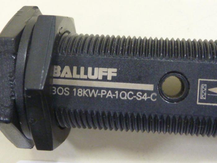 Used BALLUFF Photoelectric Sensor BOS 18KW-PA-1QC-S4-C #62874