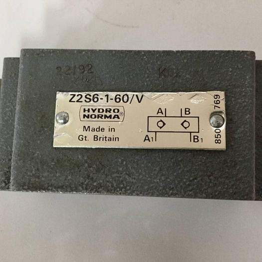 Used HYDRONORMA Valve Z2S6-1-60/V #91488