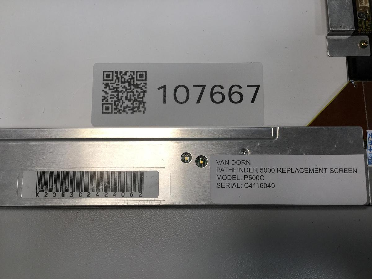 Used VAN DORN Pathfinder 5000 Replacement Screen P500C Used