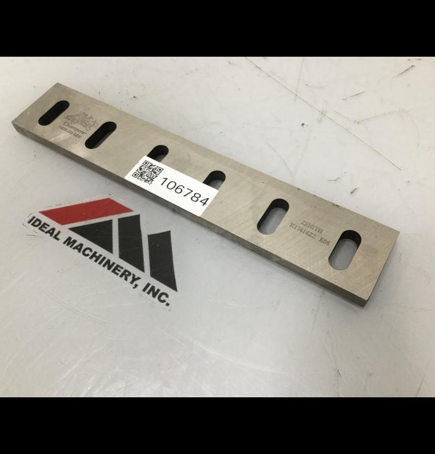 Used ZENITH CUTTER Granulator Blade / Knife K1746Z2 E06 #106784