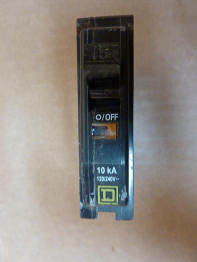 Used SQUARE D 15 Amp Circuit Breaker QO115 #27754
