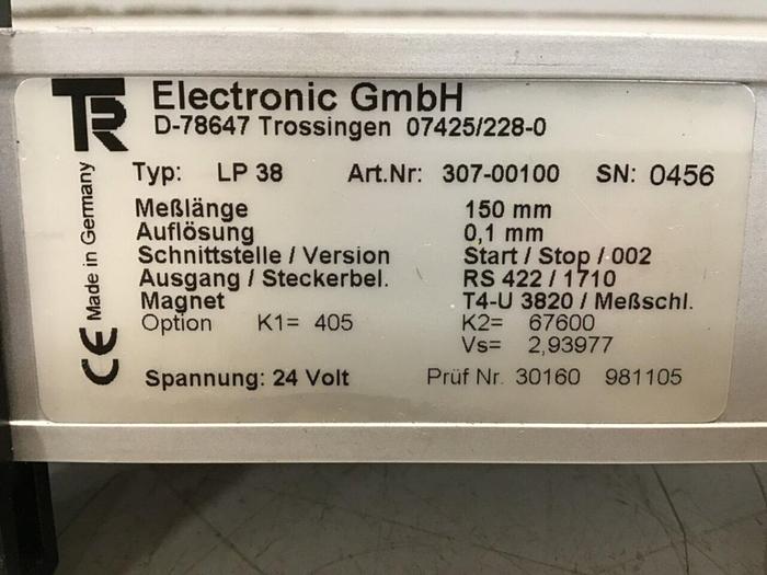 Used T&R ELECTRONIC Linear Encoder LP-38 150MM #131048
