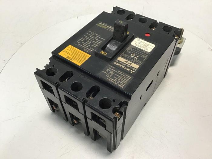 Used MITSUBISHI Circuit Breaker 70 Amp NF-SF 3070 #119462