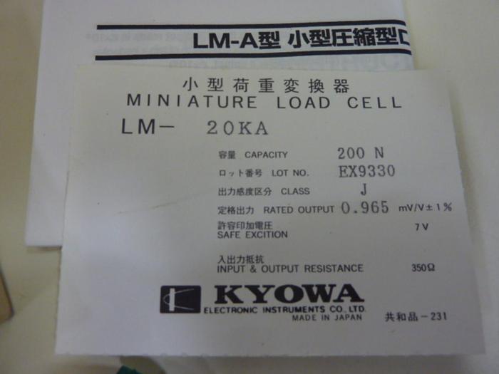 KYOWA Load Cell LM-20KA #61464