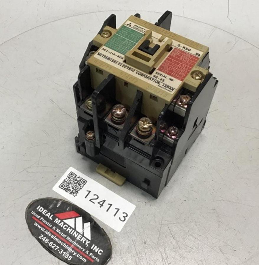Used MITSUBISHI Magnetic Contactor S-K50 USED