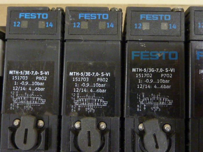 Used FESTO Control Block w/ Valves IFB8-03 #52807