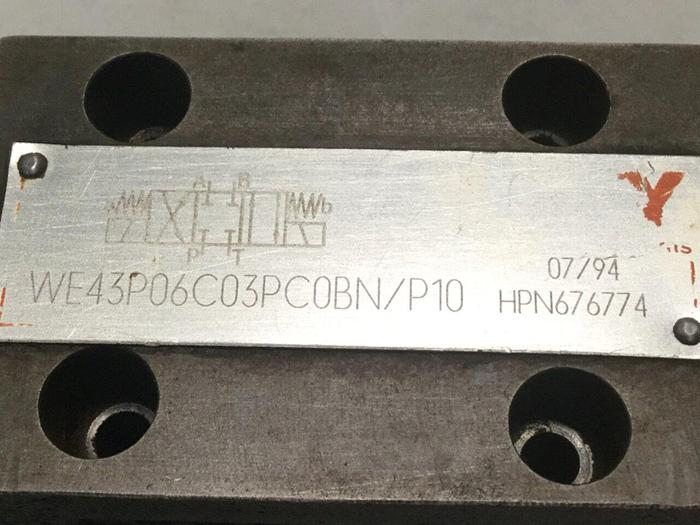 Used HUSKY Valve WE43P06C03PC0BN/P10 #105761