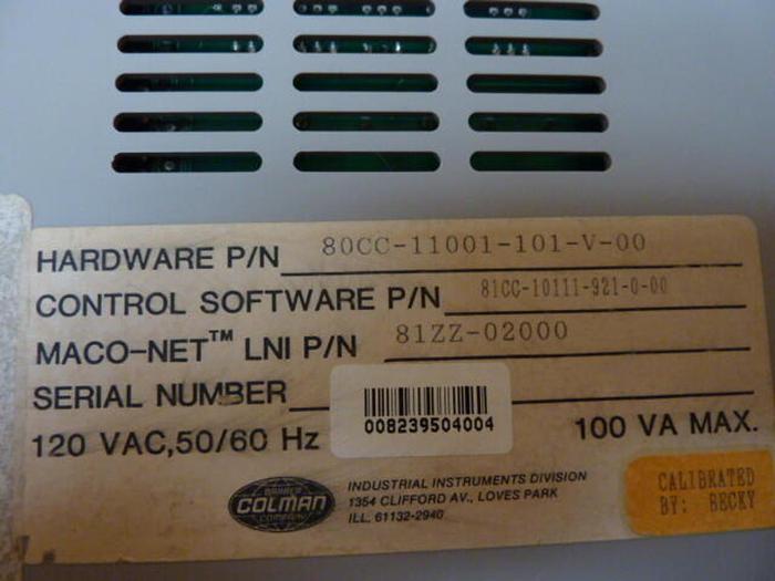 Used BARBER COLMAN Pressure Module 80CC-11001-101-V-00 #5489