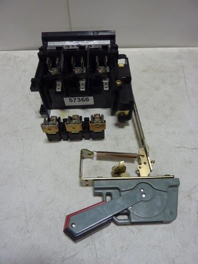 Used ALLEN BRADLEY 30 Amp Disconnect Switch 1494V-DS30 SER A #57366