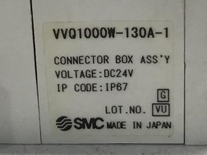 Used SMC Connector Box VVQ1000W-130A-1 #120760