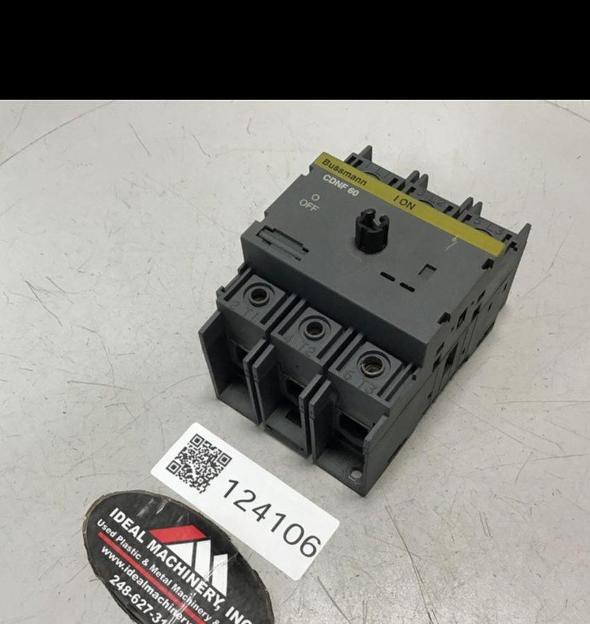 Used BUSSMANN Circuit Breaker CDNF60 USED