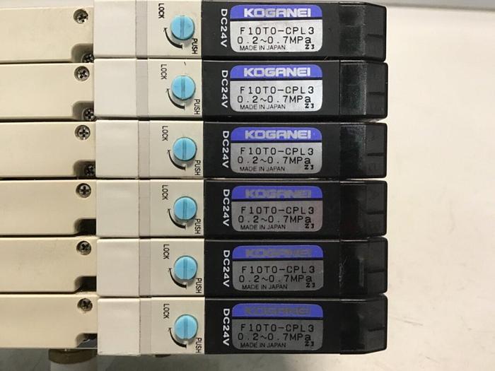 Used KOGANEI Solenoid w/ Valves F10M7AJ #120913