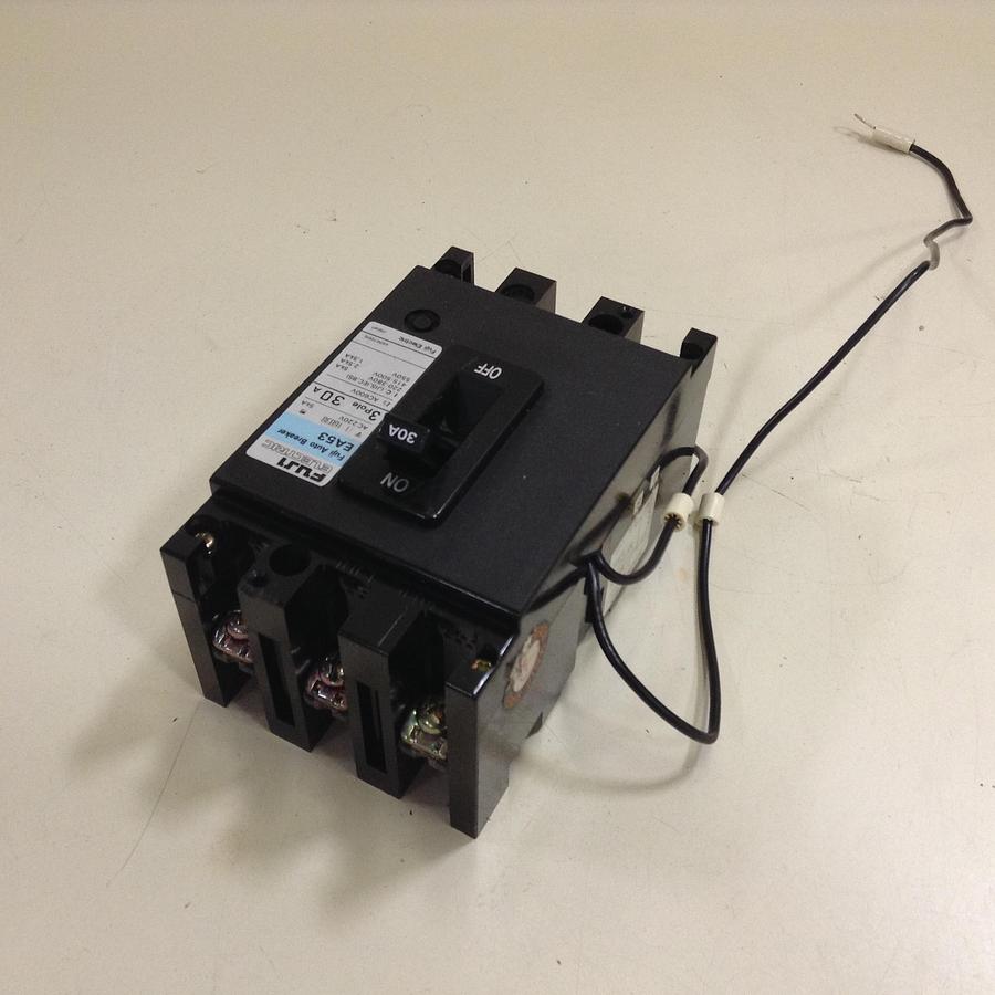 Used FUJI ELECTRIC 30 Amp Circuit Breaker EA53-30 Used