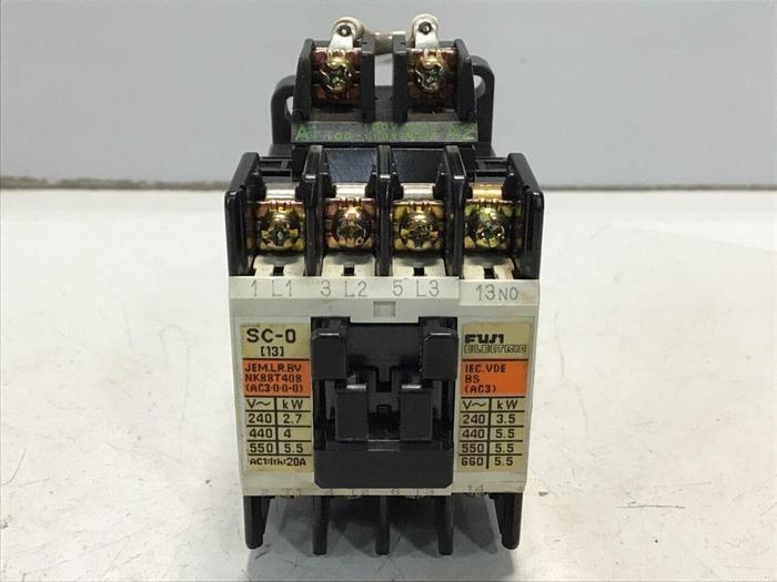 Used FUJI ELECTRIC Contactor SC-0 4NC0F0 #125454