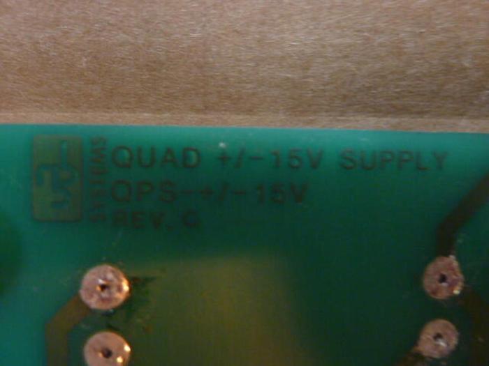 Used RBB SYSTEMS Power Supply QPS-+/-15V #85882