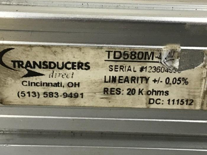 Used TRANSDUCERS DIRECT Clamp Transducer TD580M-4-1250 USED