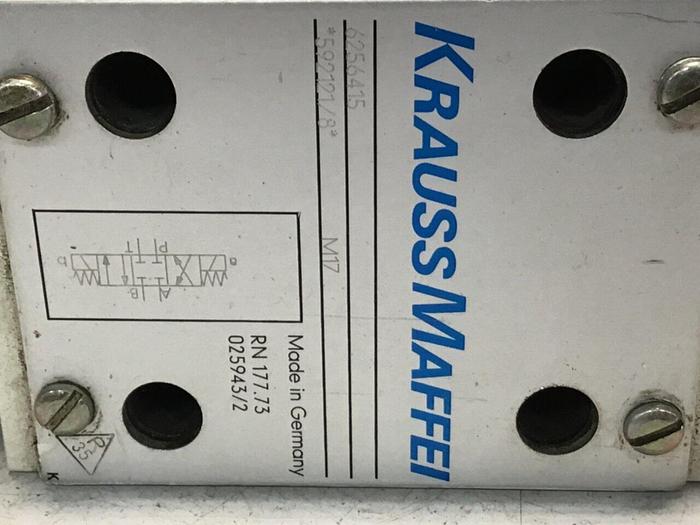 Used KRAUSS MAFFEI Valve RN 177.73 6256415 #125993