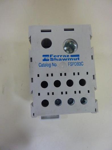 Used FERRAZ SHAWMUT Distribution Block FSPDB3C #61438