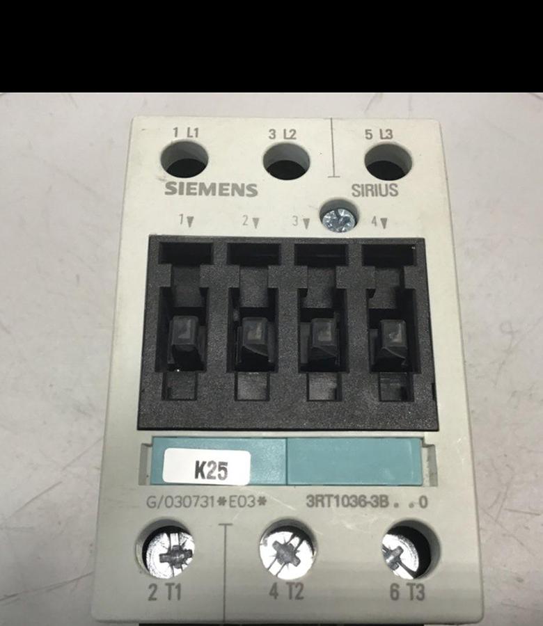 Used SIEMENS Contactor 3RT1036-3BB40 USED