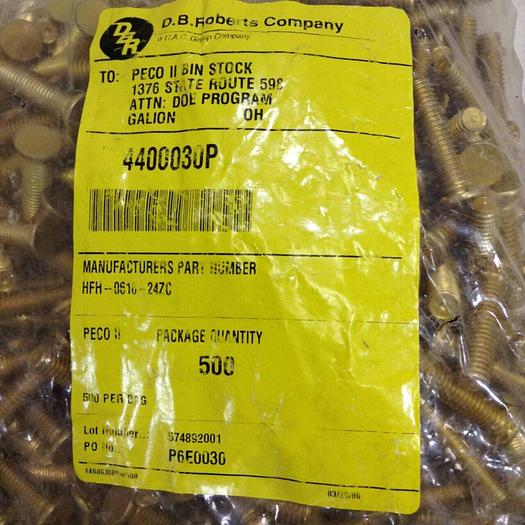 DB ROBERTS Self Clinching Studs HFH-0616-24ZC #80704