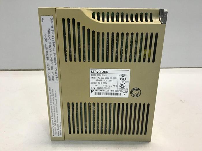 Used YASKAWA Servopack SGDA-02AS #127231