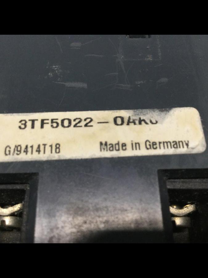 Used SIEMENS Contactor 3TF5022-OAK6 Used